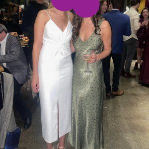Cinq A Sept White midi dress - perfect condition, great for brides!